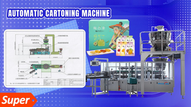 GDC-180 Manipulator Cartoning Machine Production Line