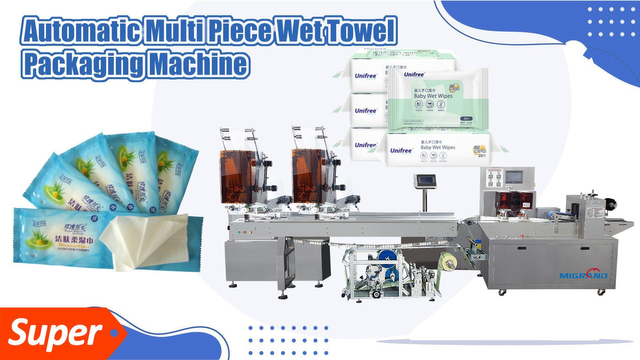 FAT Video of Automatic Wet Tissue Packing Machine Exported To Spain