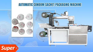 MGD-130 Automatic Condom Round Sachet Packing Machine