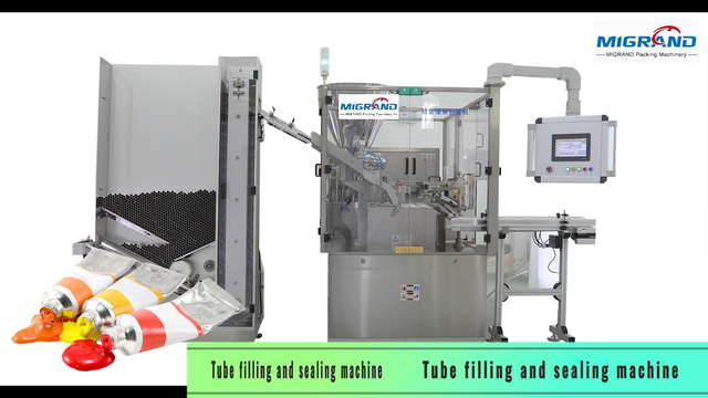 GDF-220Z 200tubes/min Cream Tube Filling And Sealing Machine
