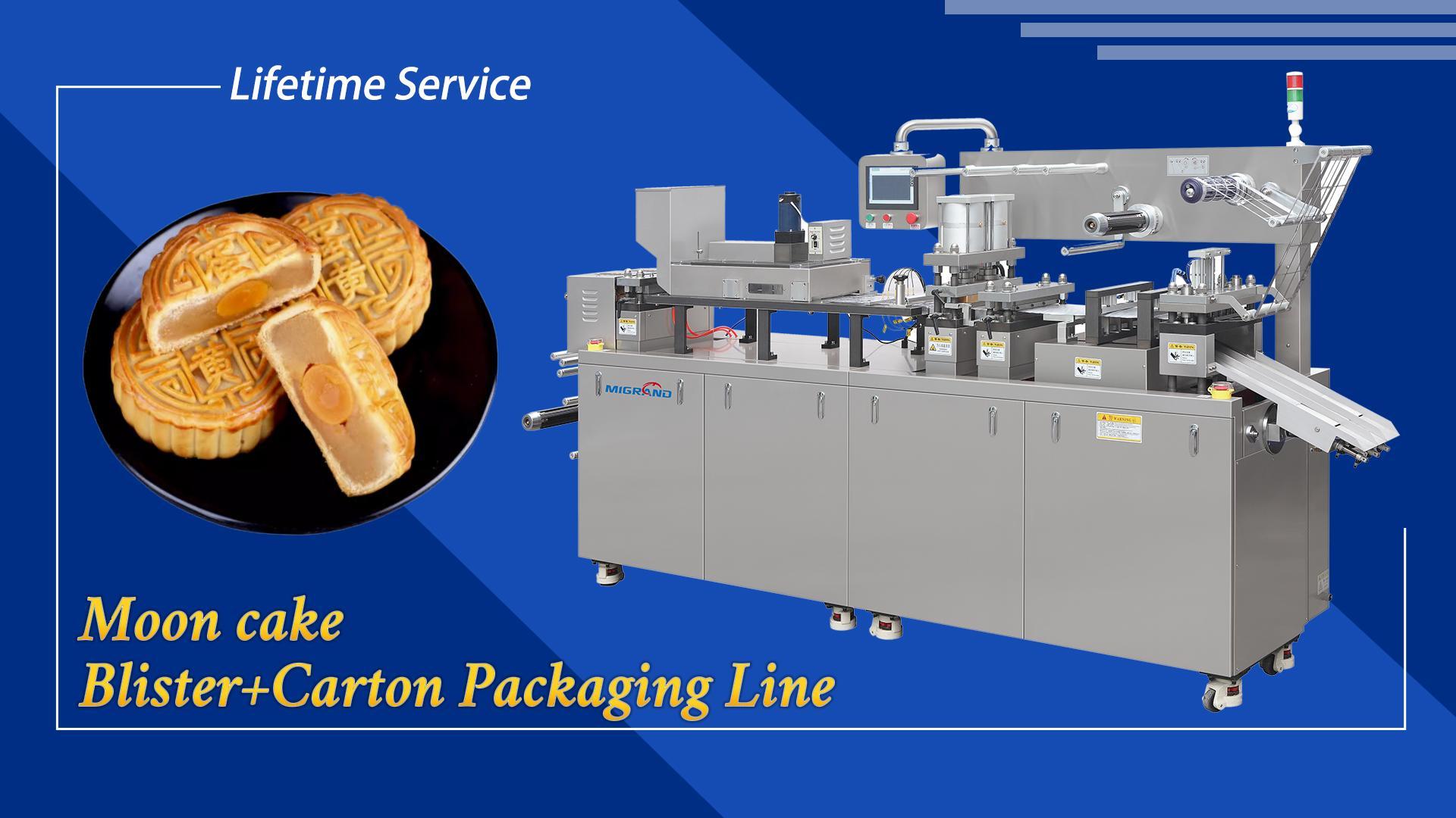 moon cake blister cartoning line