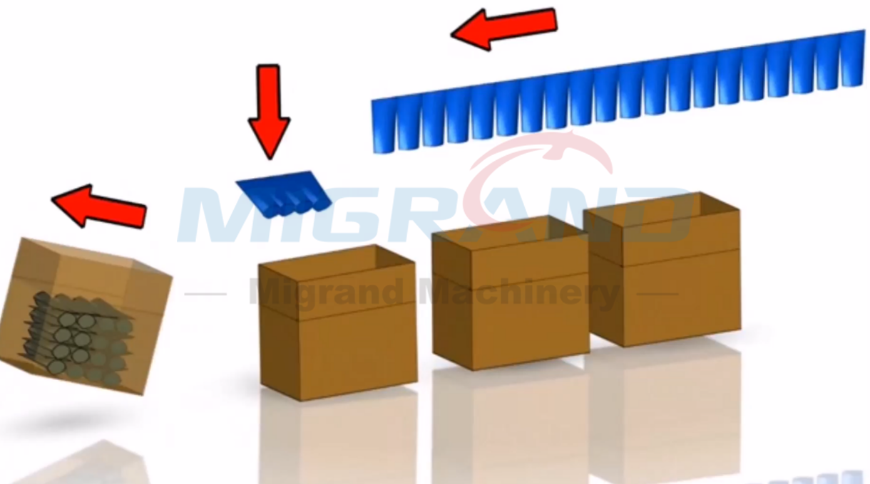 Automatic Boxing Station (Stacking and Overturning Mechanism)