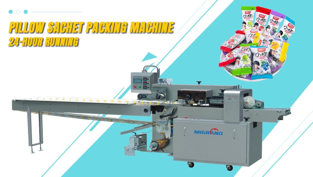 Indonesia-Soft Candy Pillow Sachet Packing Machine