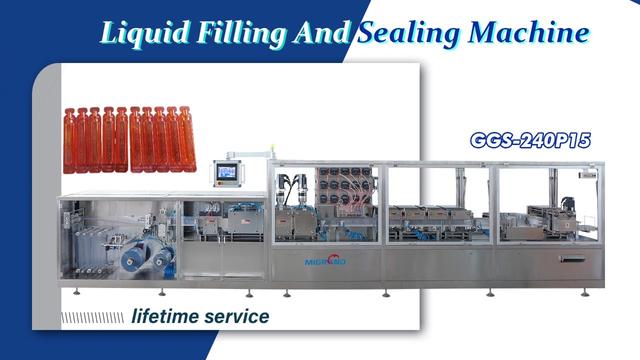 GGS-240P15 Liquid Filling And Sealing Machine