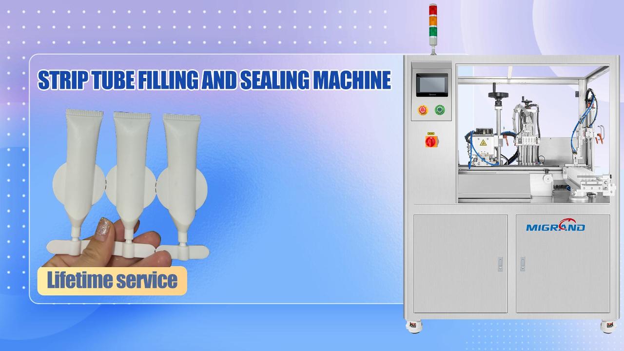 FAT Video: Single-Use Strip Tube Gel Filling And Sealing Machine (Exported To Turkey)