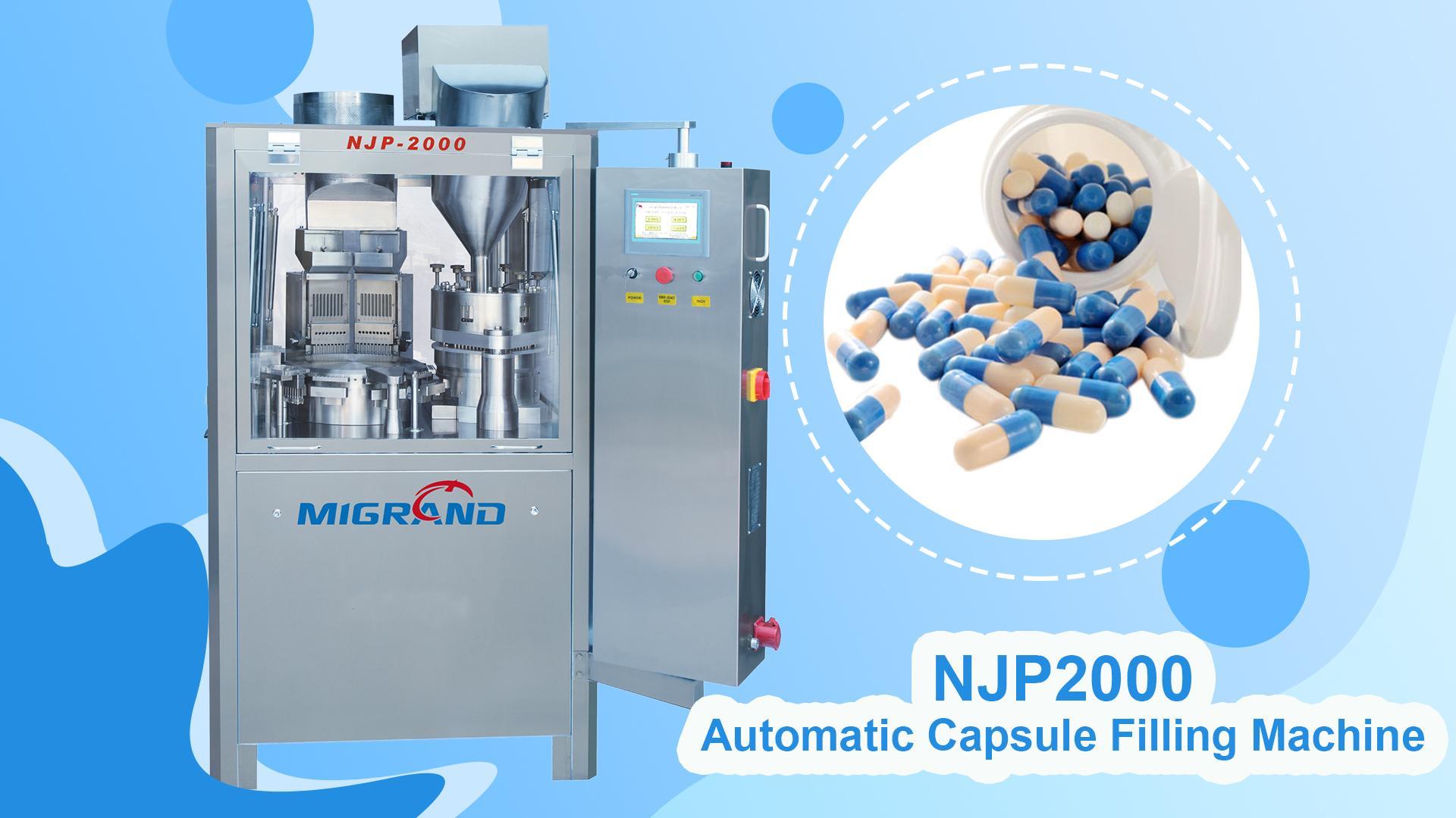 NJP2000 Automatic Capsule Filling Machine 