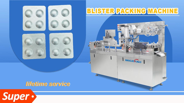 DPP-180 Alu Alu Tablet Blister Packing Machine With Special Feeder