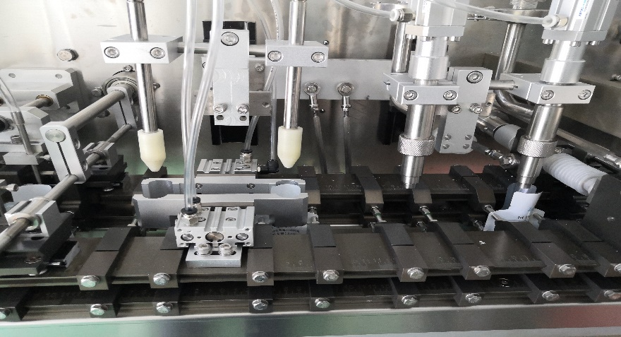 Customized special bag opening and blowing device, double-head filling更有效开袋吹气装置、双头灌装