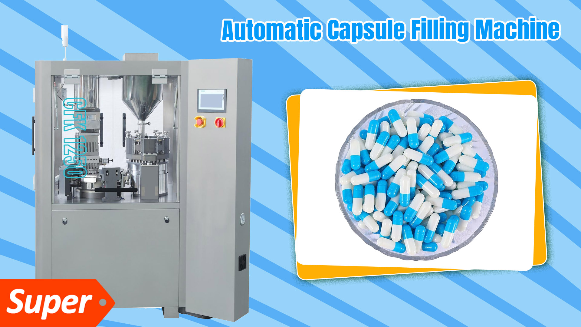 NJP1250 Automatic Capsule Filling Machine 2sets Export To Europe