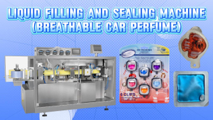Car Perfume Blister Forming Filling Sealing And Packing Machine Line