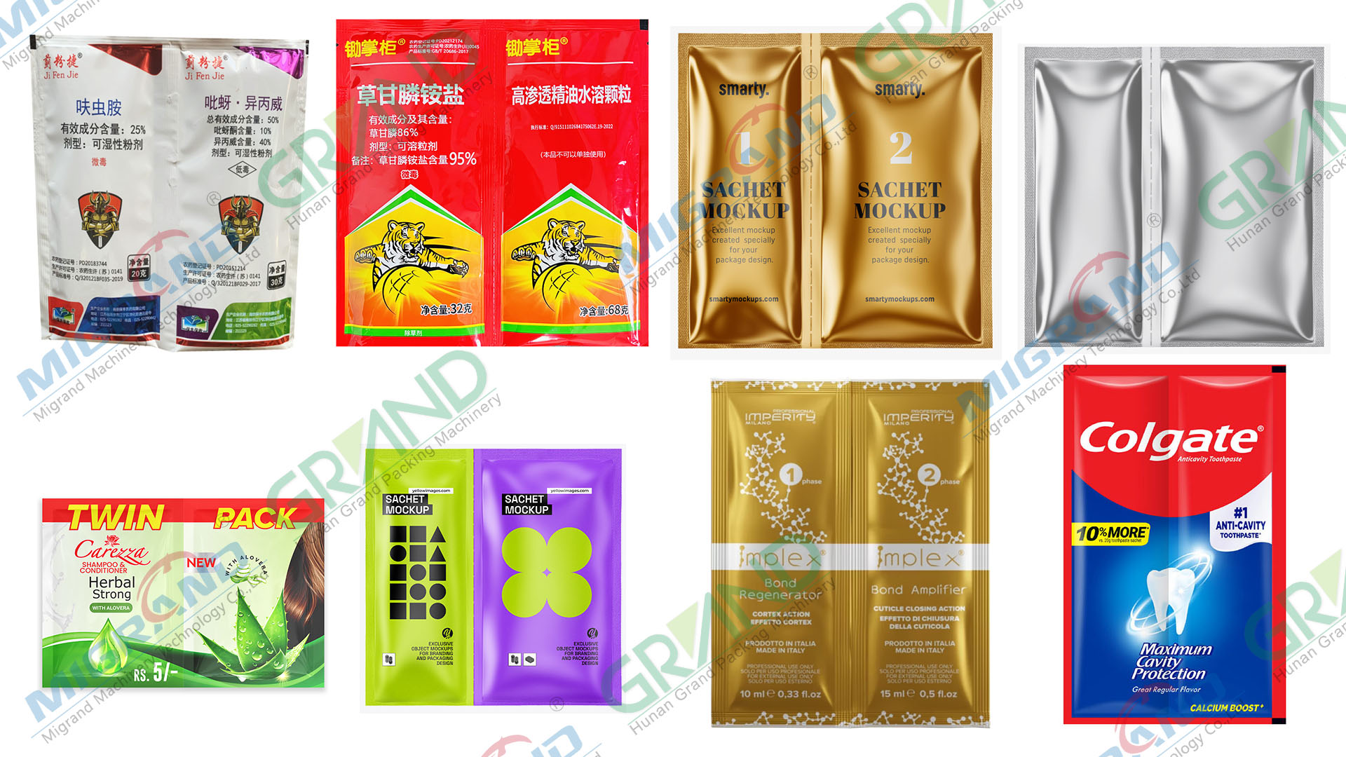 twin sachet package