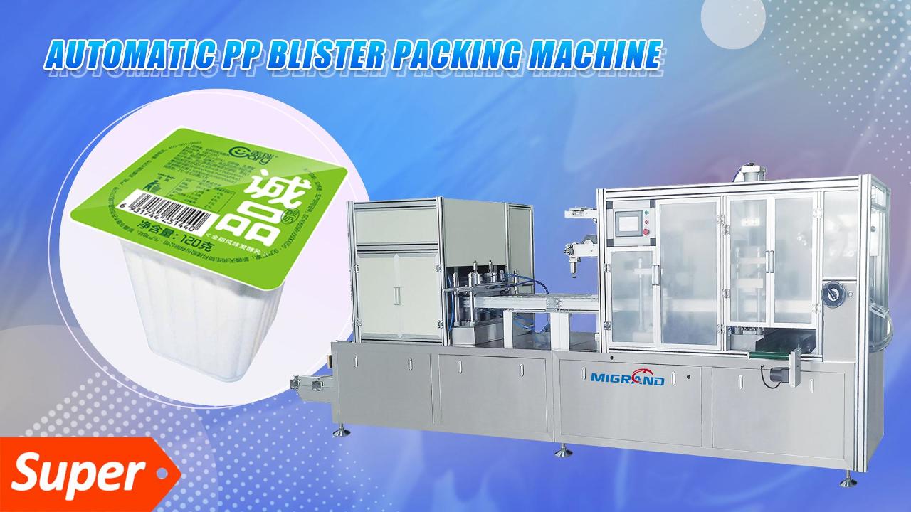 DPP350 Yogurt PP Blister Packing Machine