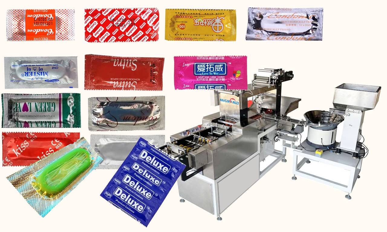 Non-standard Customization Rectangle Sachet Condom Packing Machine