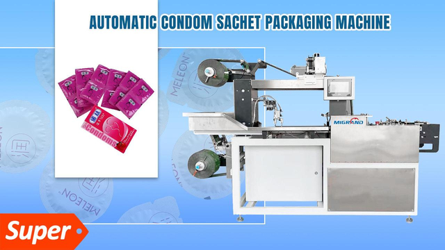 MGD-260 Automatic 4 Row Condom Packing Machine