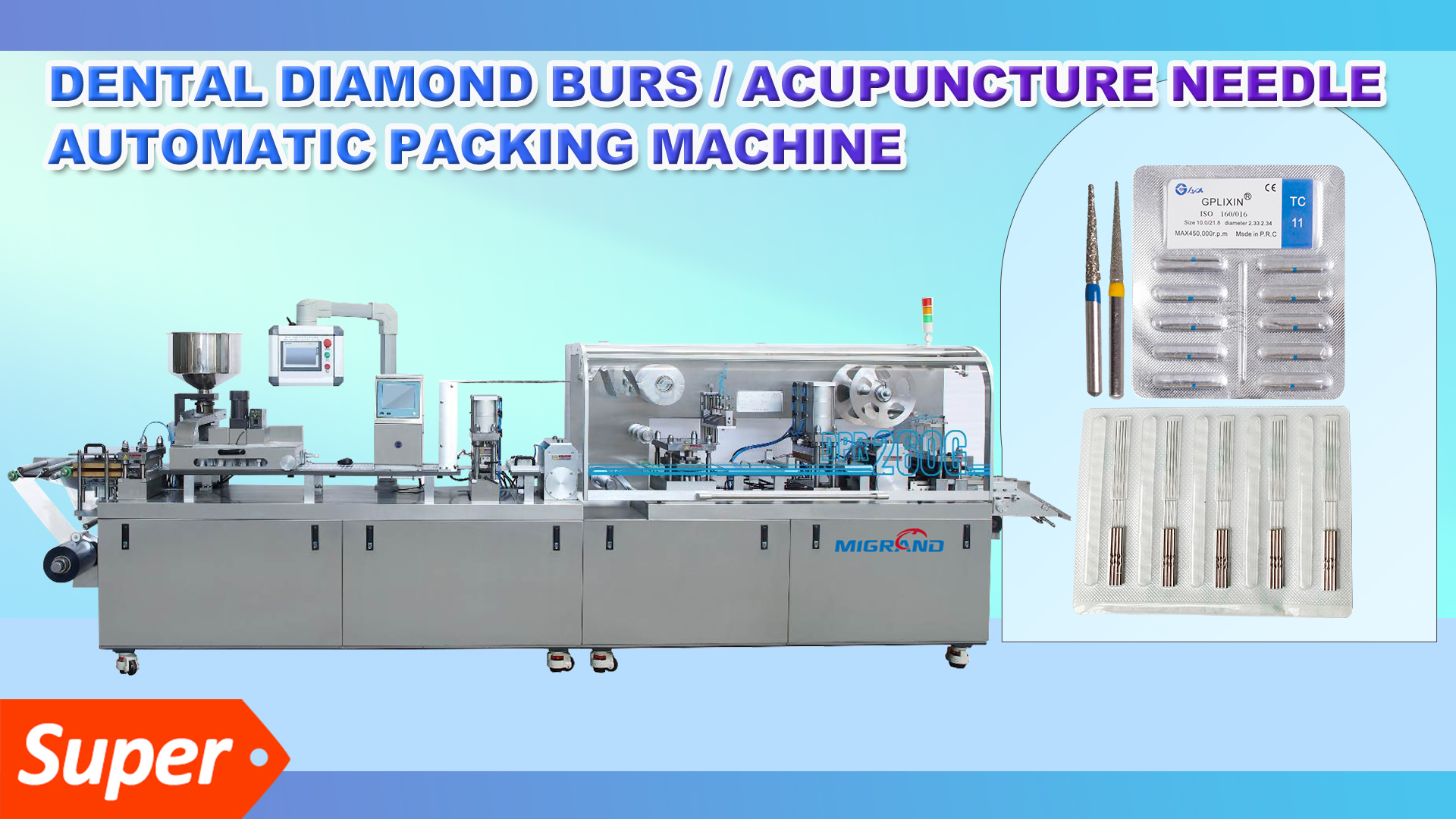 How To Automatically Feed Dental bur When Packaging?