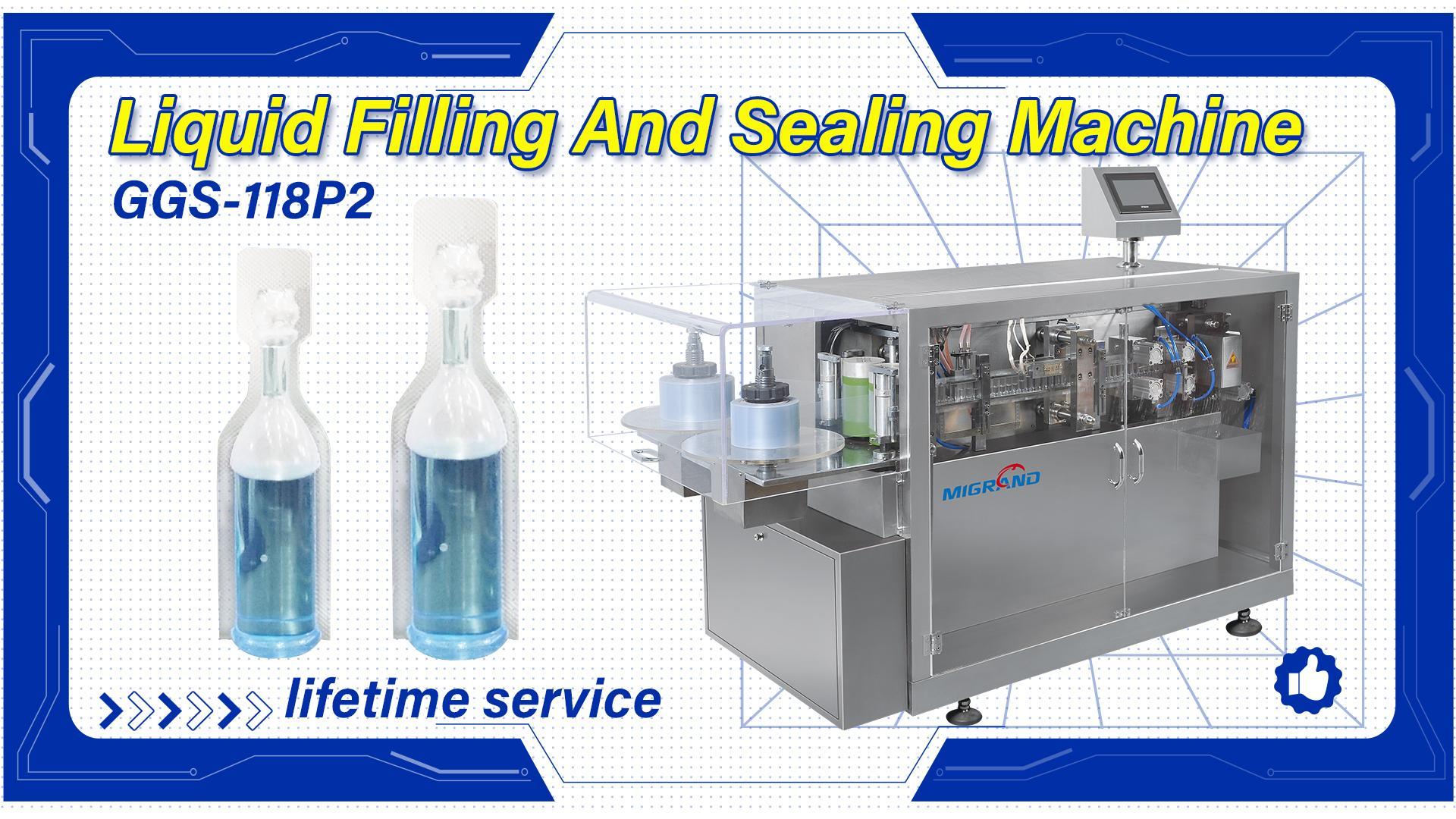 Small-dose PVC Flat-bottomed Bottle Forming Filling And Sealing Machine