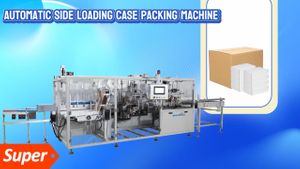 Automatic Side Loading Case Packer Line