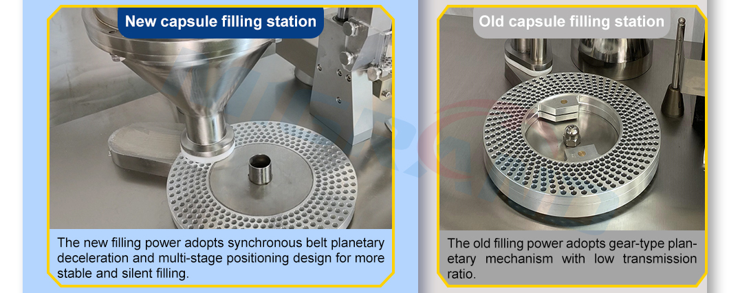 Comparison of New And Old Capsule Filling Machines5