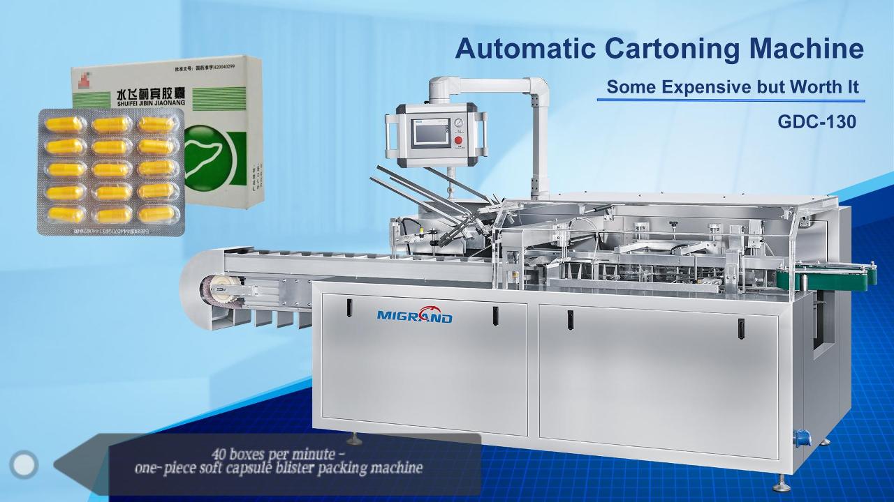 Softgel Packing Machine for Pharma And Health Supplements