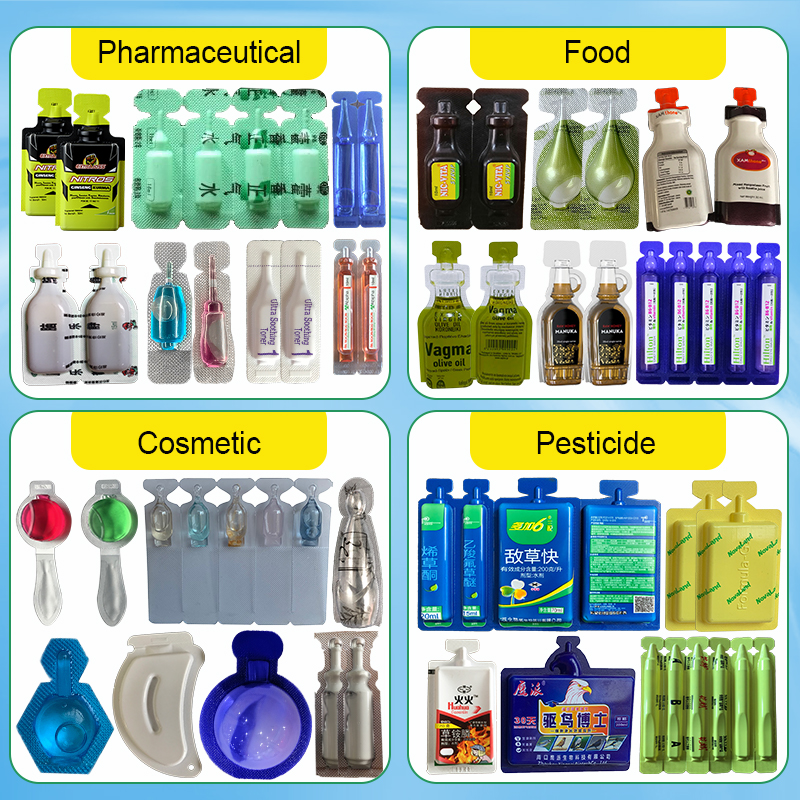 liquid filling and sealing machine sample