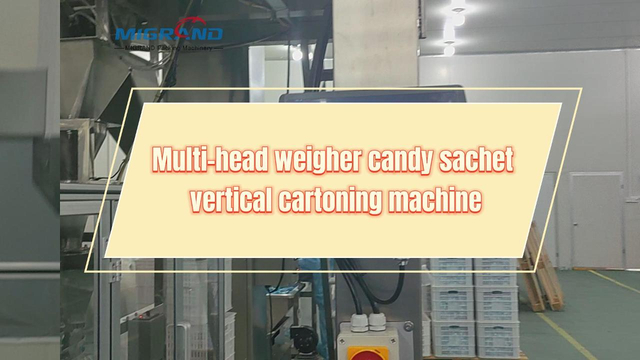 Vertical Rotary Motion Sachet Cartoning Machine