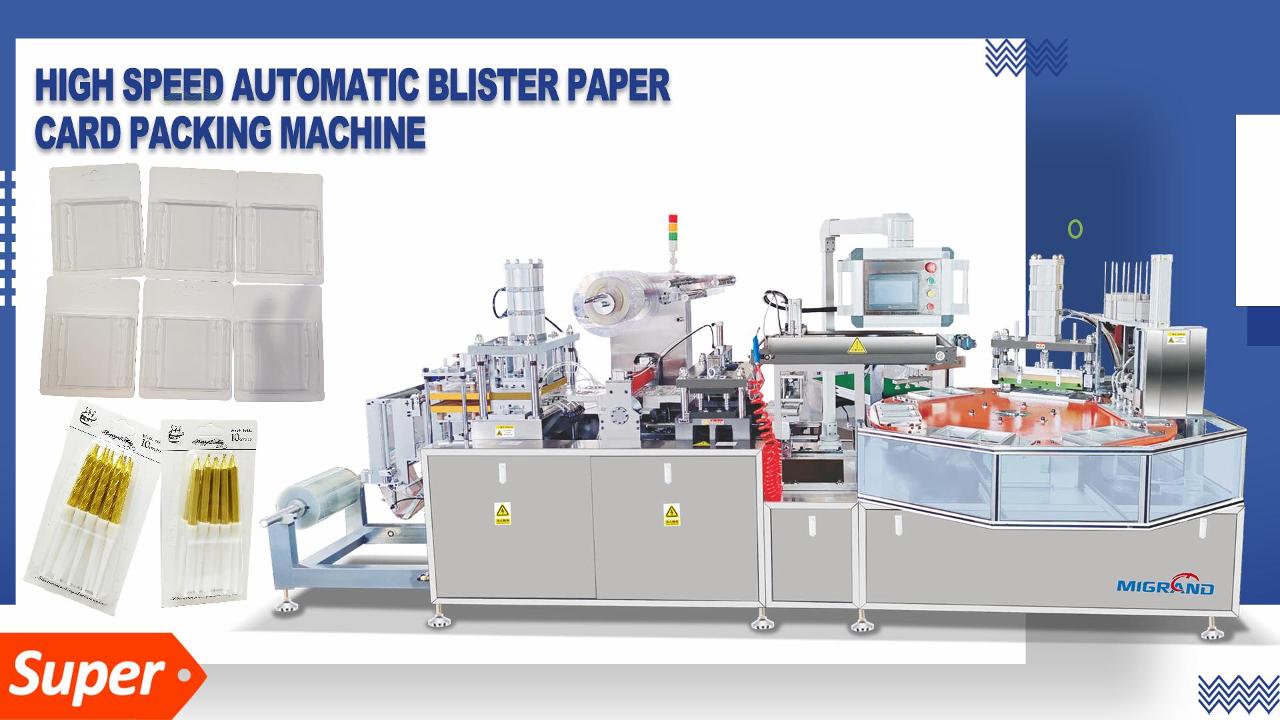 Exported To Thai Plastic Blister Packaging Machine for Birthday Candles