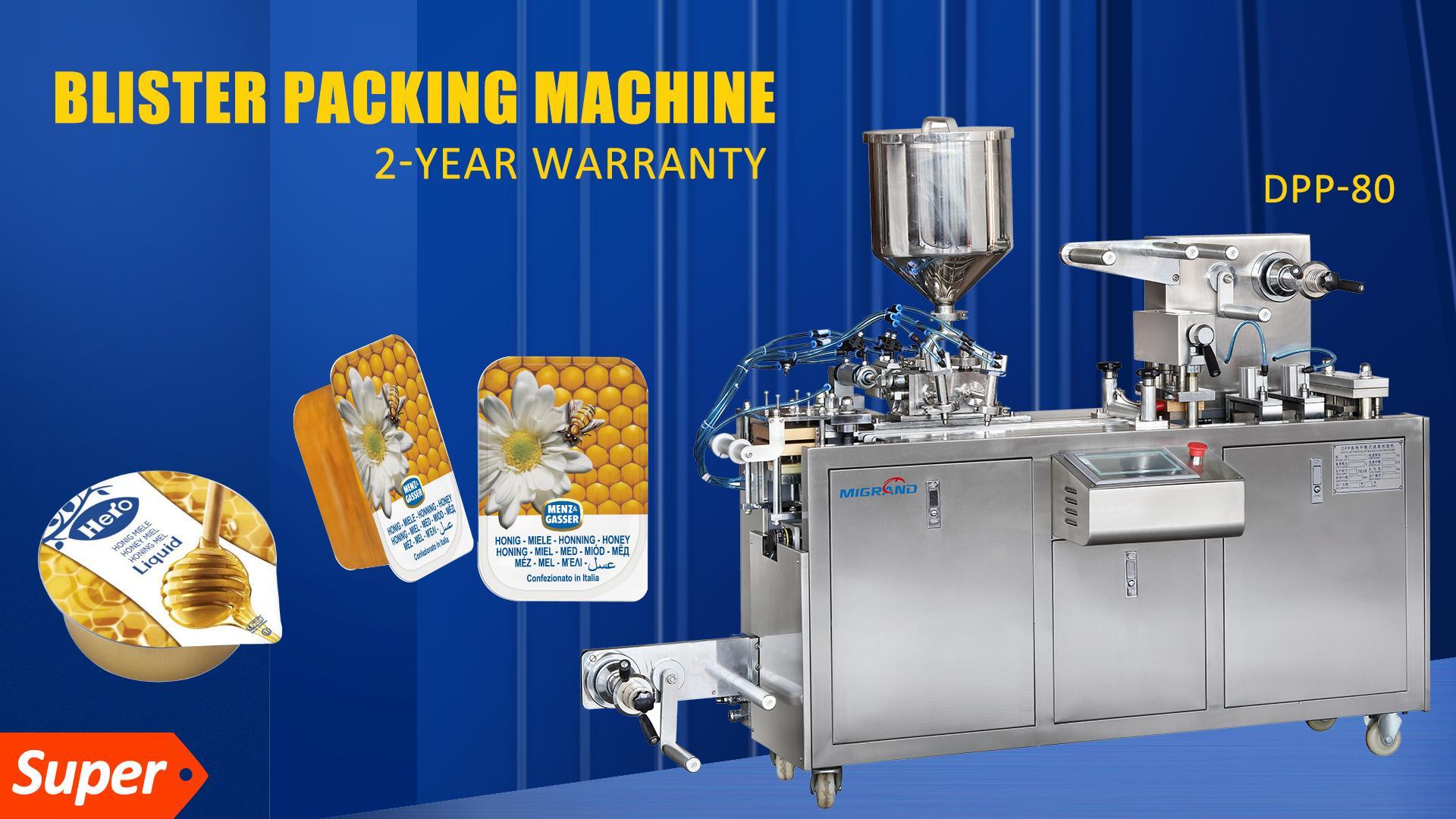 DPP-80 Blister Packing Machine For Honey