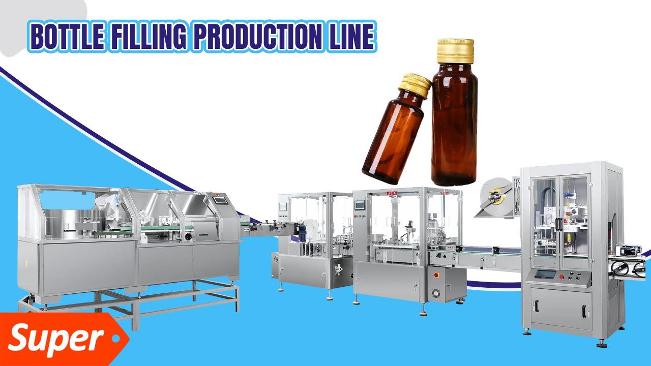 Oral Liquid Glass Bottle Filling Capping Machine