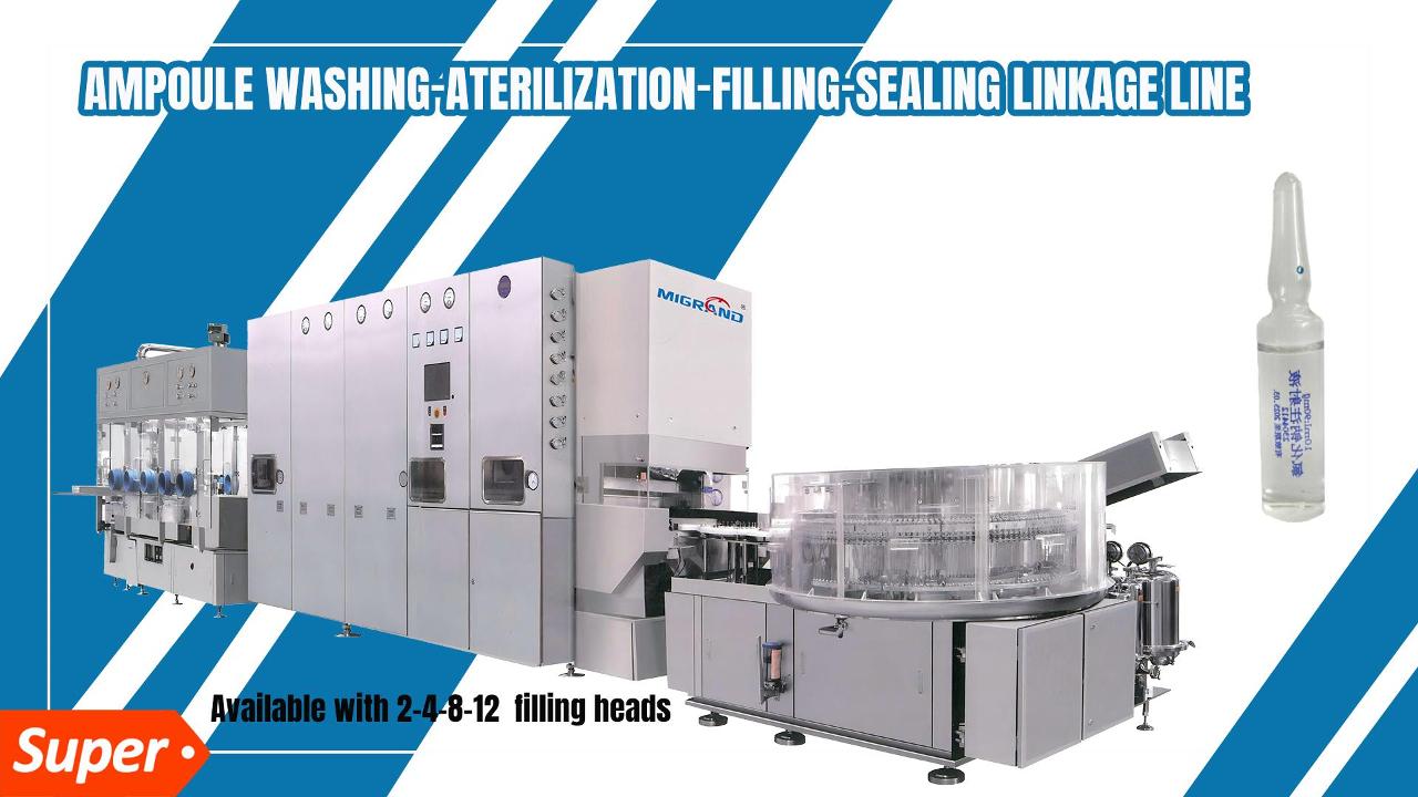 4 Heads Injection Glass Ampoule Filling Machine