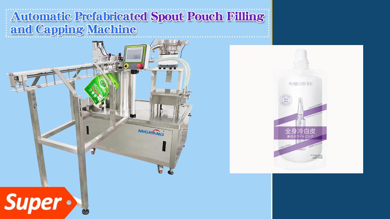 GLD-20 Premade Spout Pouch Double Filling And Capping Machine