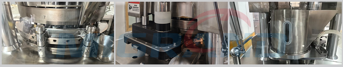 Feeding mechanism of tablet press machine