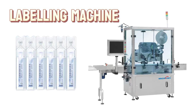BFS ampoule labeling machine with printer