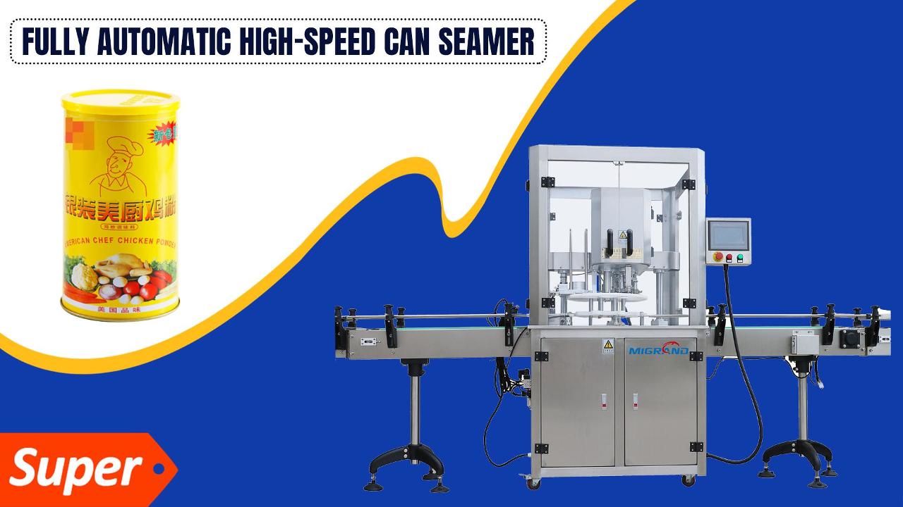 Seasoning Can Powder Granules Filling And Sealing Machine