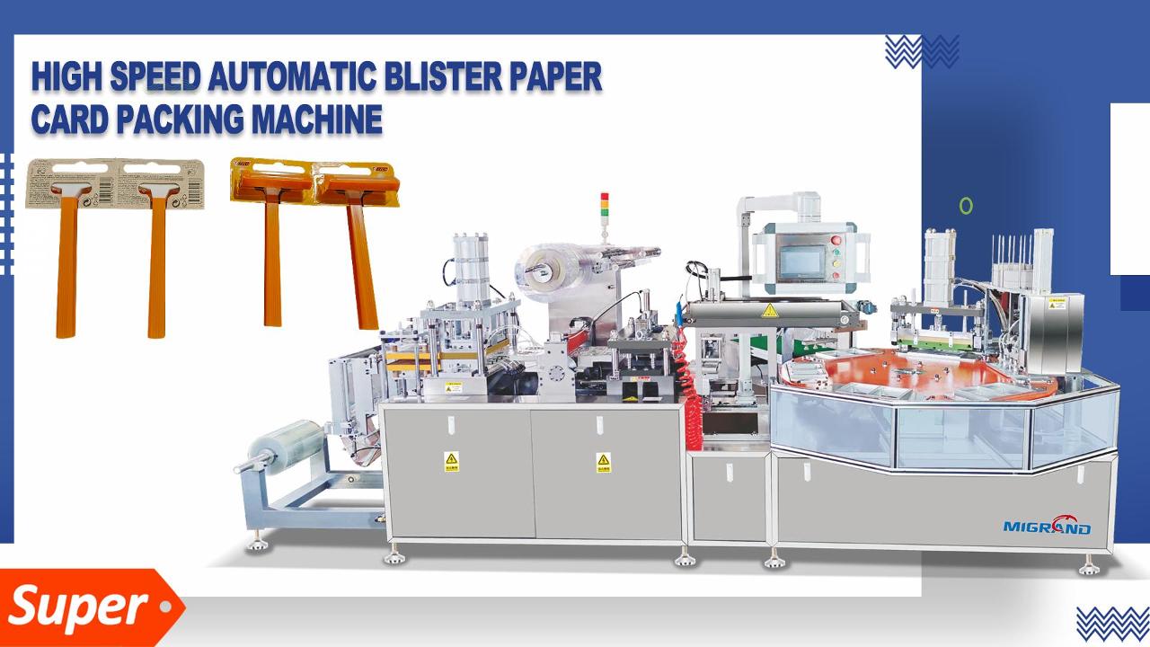 Razor Blister Card Packing Machine Export To Fiji