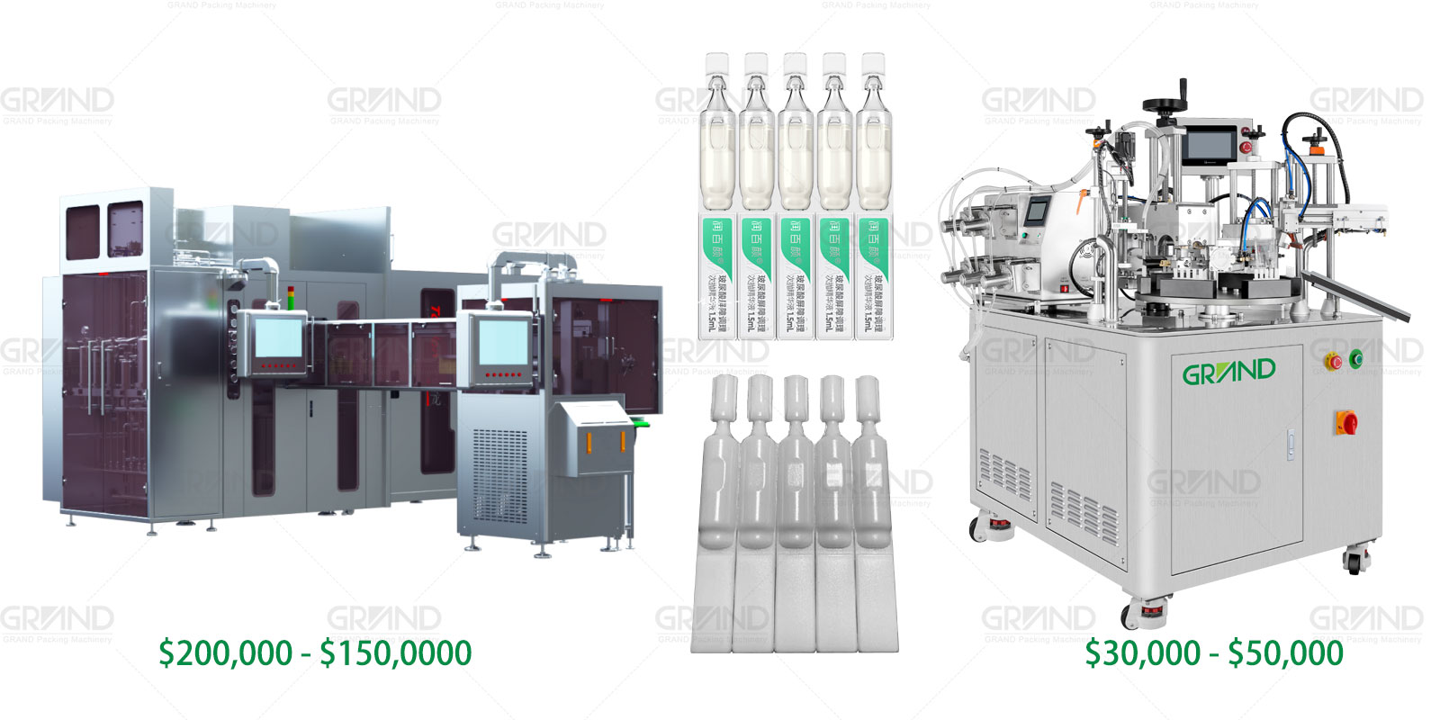 Comparison of BFS machine and ampoule filling machine