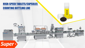 Four-head Disc Counting Pill Bottling Line