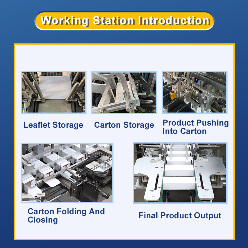 cartoning machine working process