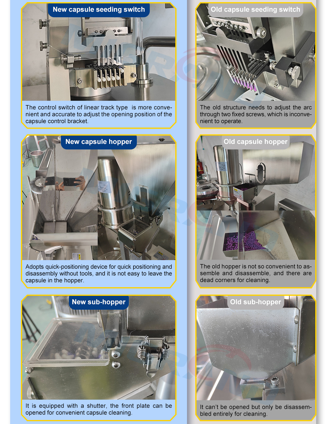 Comparison of New And Old Capsule Filling Machines3