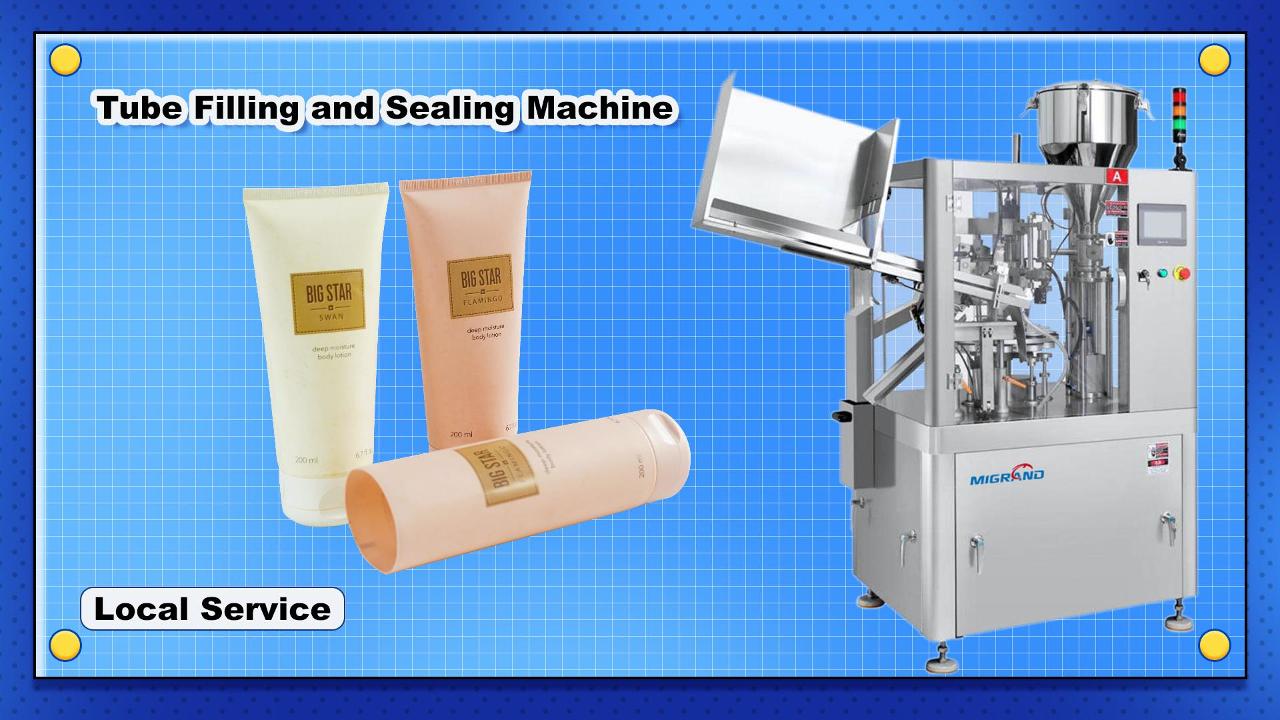 Viscous Grease Tube Filling Machine with Pressure Device