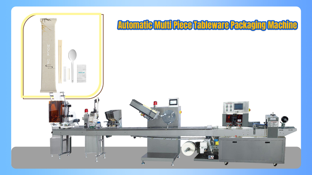 Automatic Tableware Packaging Machine Line