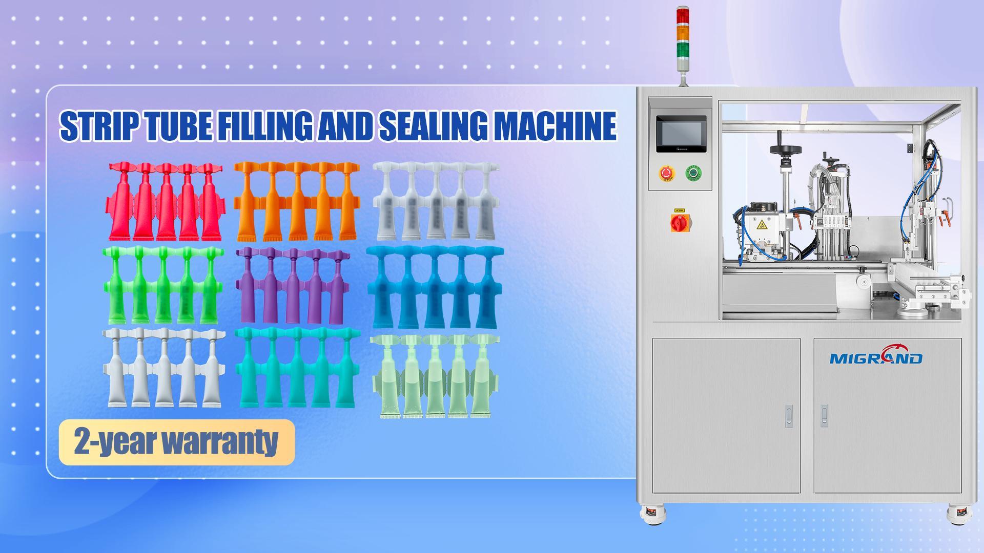 GD-005H Automatic Mono Dose Strip Tube Filling Sealing Machine 