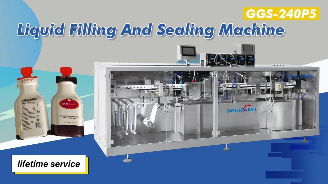 GGS-240P5 Unit Dose Sauce& Dressing Filling And Sealing Machine