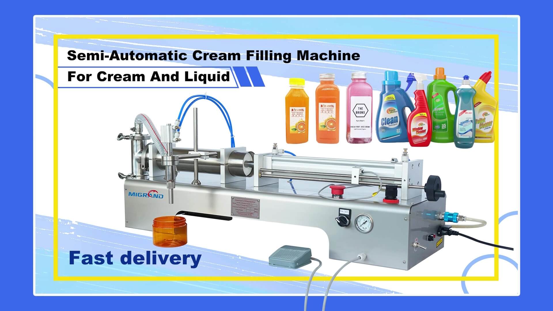 Semi Automatic Cream Filling Machine