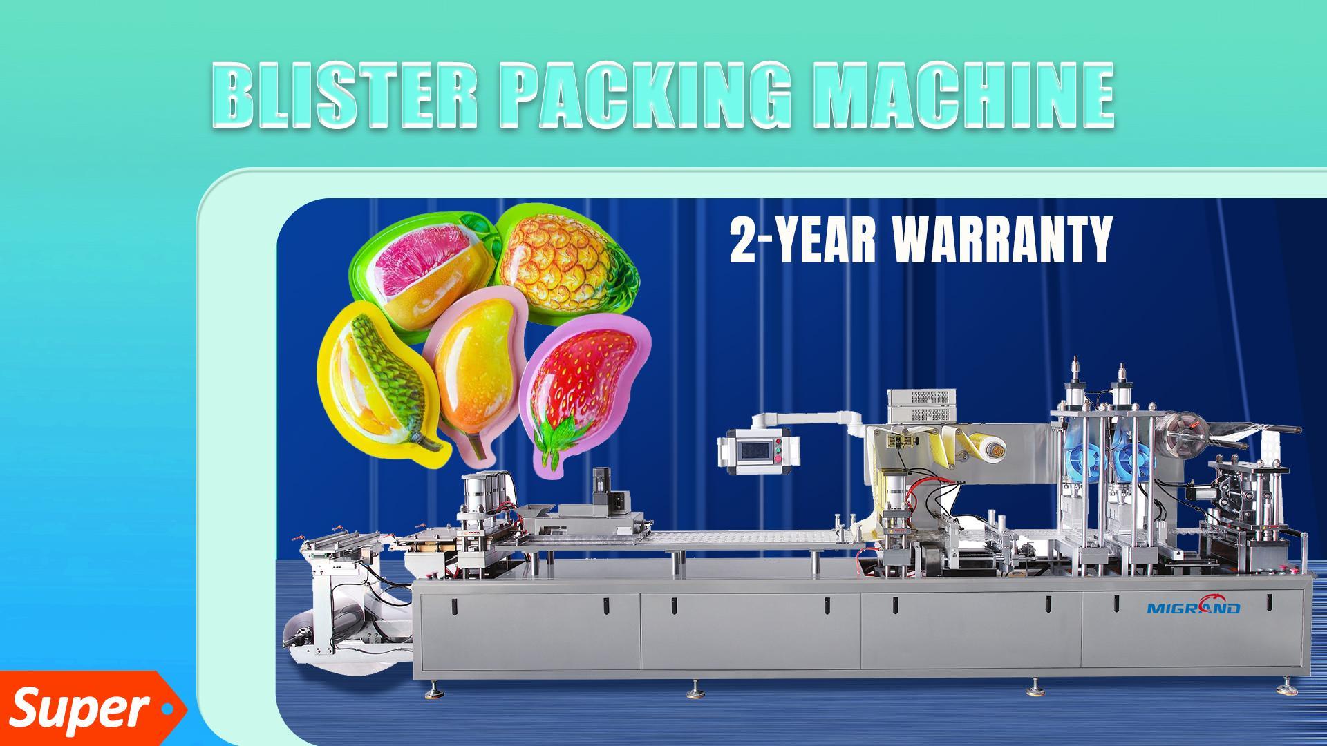 DPP-420 Fruit Shape Blister Soft Candy Packing Machine