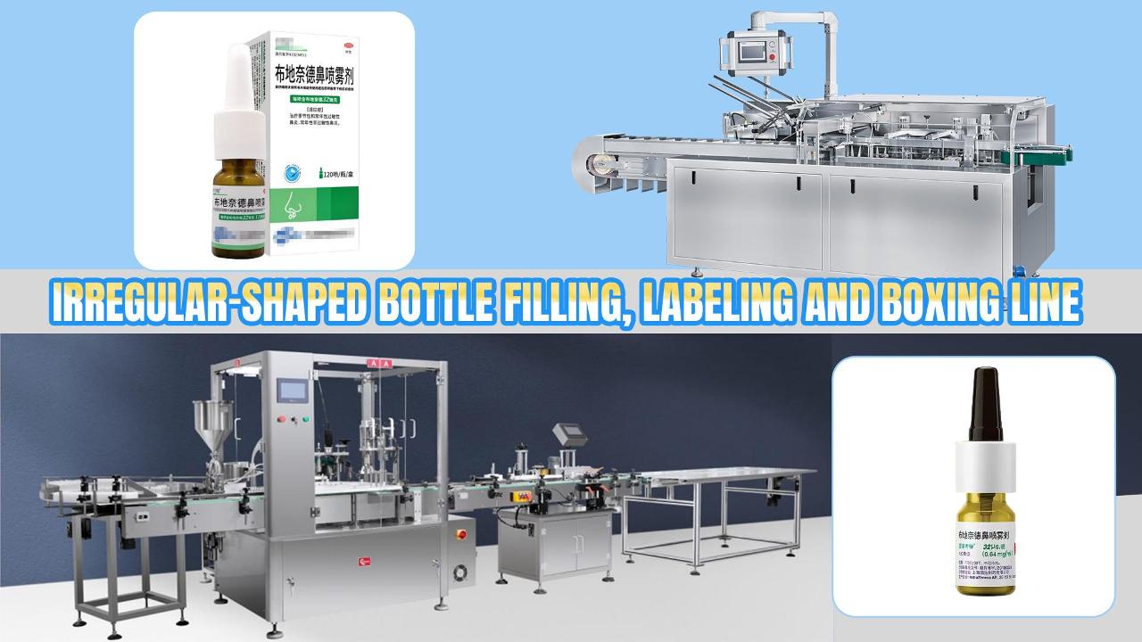 Nasal Spray Bottle Filling Stoppering Capping Labeling Cartoning And Coding Production Line