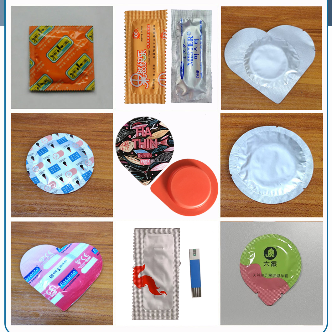 sample for condom packing machine