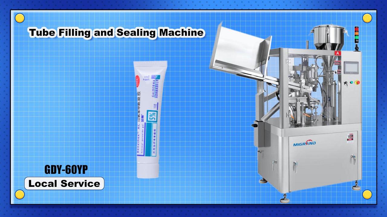 Exported To Colombia GDT-60 Tube Filling And Sealing Machine 