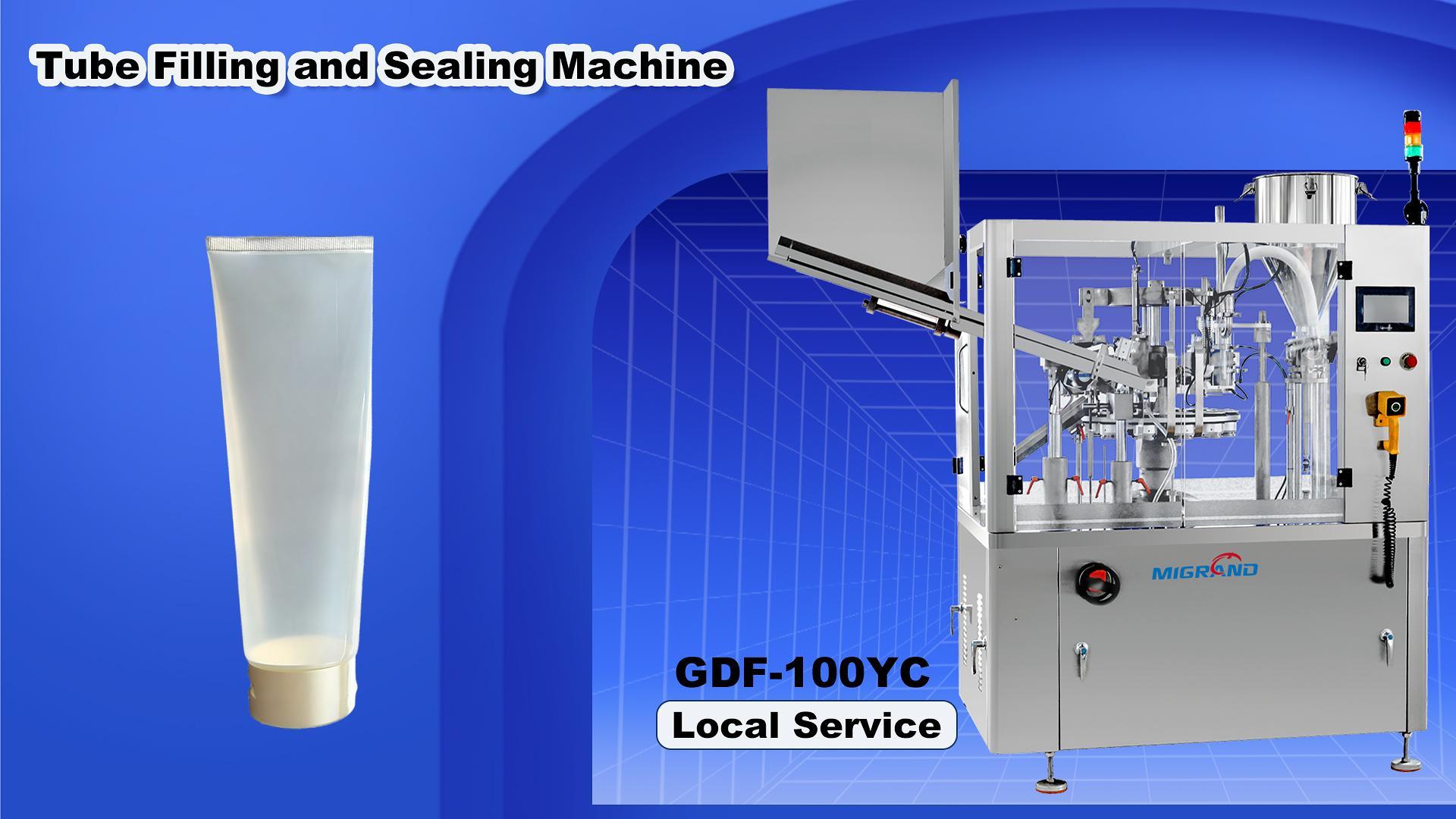Custom‑Built GDF‑100YC Tube Filling & Sealing Machine for Mexico｜Non‑Standard 300g‑460g Sauce Tube Demo