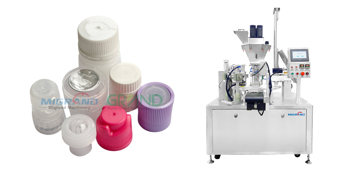 separation lid filling sealing machine
