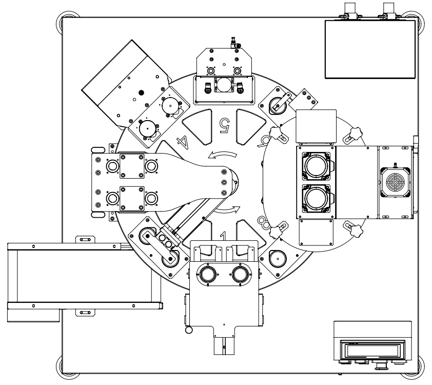 separation lid filling sealing machine structure